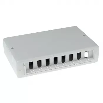 Aufputzbox ACT FA5000 unshielded 8-Port Cat5e — 171,4×38×118,8 mm