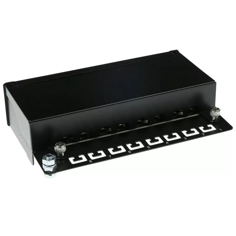 Aufputz-shielded Patch-Box ACT 8-Port CAT6, 173×44 mm