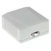 Aufputzgehäuse, 2-Port, CAT6, unshielded, ACT FA6002, 29×61×29,5 mm