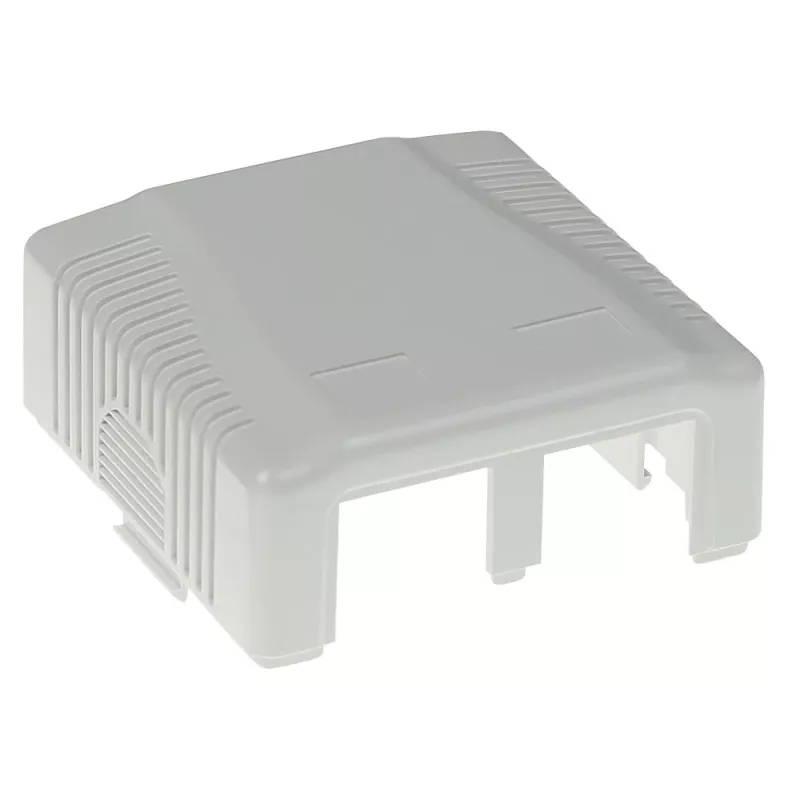 Aufputzgehäuse, 2-Port, CAT6, unshielded, ACT FA6002, 29×61×29,5 mm