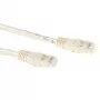 ACT Ιβουάρ Καλώδιο Patch U/UTP CAT6 25 μέτρων με βύσματα RJ45