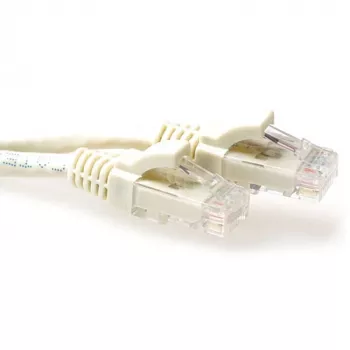 ACT Ελεφαντόδοντο Καλώδιο Patch U/UTP CAT6 25 μέτρων με προστασία κατά της κάμψης και βύσματα RJ45