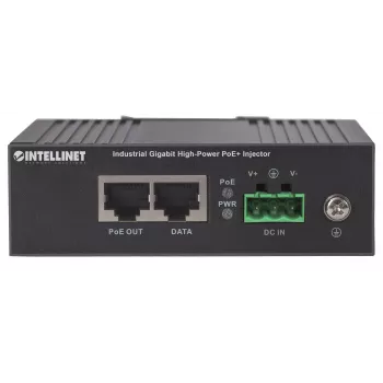 Intellinet Industrial Gigabit High-Power PoE+ injector, 1 x 30 W θύρα, IEEE 802.3at/af Power over Ethernet (PoE+/PoE), μεταλλικό κουτί