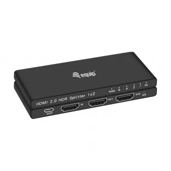 Equip Ultra λεπτός Διαχωριστής HDMI 2.0 2 θυρών