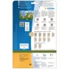 HERMA 10754 αυτοκόλλητη ετικέτα, χαρτί Silphie, 97 x 42,3 mm, μόνιμης κόλλησης, καφέ