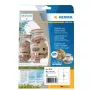 HERMA 10755 αυτοκόλλητη ετικέτα, χαρτί Silphie, 99,1 x 67,7 mm, μόνιμης κόλλησης, καφέ