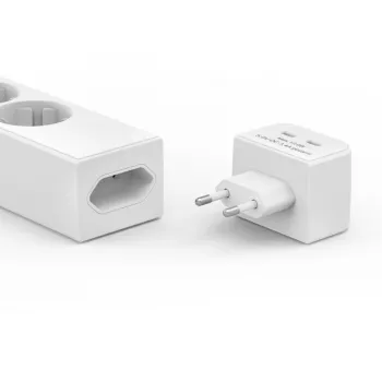 Hama 00223191 πολύπριζο 5 θέσεων με προσαρμογέα USB-C
