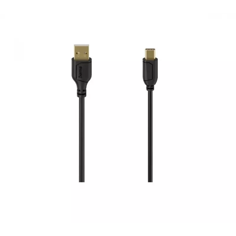 Hama 00074265 Καλώδιο USB USB 2.0 0,75 m USB A USB C μαύρο