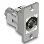 DeLOCK 90880 Έξοδος υποδοχής BNC Ασημί Λευκό 50 Ω