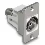 DeLOCK 90882 Πρίζα IEC F Ασημί Λευκό 75 Ω