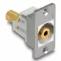 DeLOCK 90883 Πρίζα 3,5 mm Ασημί Λευκό Υποδοχή θηλυκή