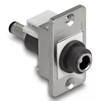 DeLOCK Keystone-Modul 90885 Επίπεδο Μαύρο Ασημί Λευκό DC 5,5 x 2,1