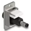 DeLOCK Keystone-Modul 90886 Επίπεδο Μαύρο Ασημί Λευκό DC 5,5 x 2,5