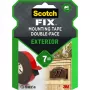 3M 7100274675 Scotch-Fix αυτοκόλλητη ταινία στερέωσης διπλής όψης για εξωτερικό χώρο, 19 mm x 5 m, κόκκινο/μαύρο