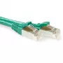 ACT πράσινο 5 μέτρα LSZH SFTP CAT6A καλώδιο patch χωρίς γλωττίδα με βύσματα RJ45