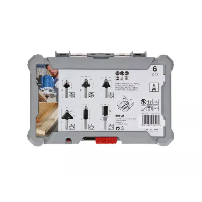 Bosch 2 607 017 470 σετ φρέζας 6 τεμ.