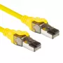 ACT κίτρινο καλώδιο patch 5 μέτρων SFTP CAT8 χωρίς γλωττίδα με βύσματα αρσενικό RJ45