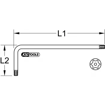 Κλειδί L-Torx KS Tools 151.2251