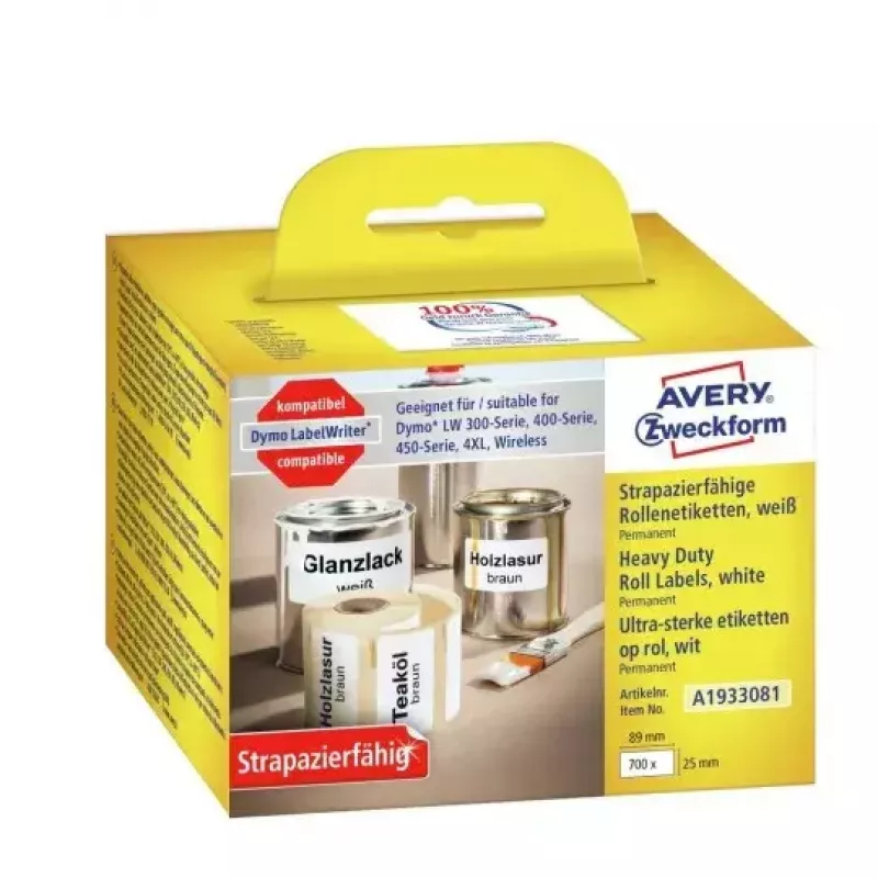 Αυτοκόλλητη ετικέτα ορθογώνια Avery A1933081