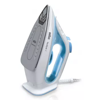 Σίδερο ατμού Braun TexStyle 1 SI1050BL κεραμική πλάκα σιδερώματος 2000 W μπλε, λευκό