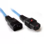 ACT Καλώδιο τροφοδοσίας C13 IEC Lock - C14 μπλε 3 m, PC963