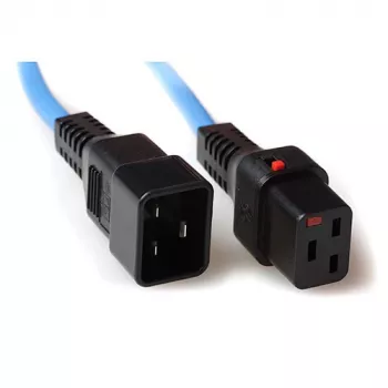 ACT Καλώδιο τροφοδοσίας C19 IEC Lock C20 μπλε 3 m 16 A 230 V