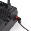 Καλώδιο τροφοδοσίας ACT C14 - C13 IEC Lock (γωνιακό) μαύρο 1 m, PC2041