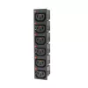 ACT C13 IEC Lock Net Entree (6x έξοδος) - μαύρο, PA135015BK6
