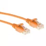 ACT πορτοκαλί 7 m LSZH U/UTP CAT6 Datacenter Slimline καλώδιο patch χωρίς γλωττίδα με βύσματα RJ45