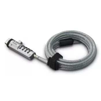 Hama Κλειδαριά καλωδίου USB Ασημί, Διάφανο 1,8 m