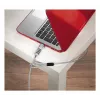 Hama 00126821 κλειδαριά USB για φορητό υπολογιστή, με συνδυασμό 4 ψηφίων, ανθρακούχος χάλυβας, ασημί
