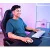 Trust GXT 833W Thado Πληκτρολόγιο Gaming USB QWERTZ Γερμανικό Λευκό