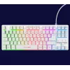 Trust GXT 833W Thado Πληκτρολόγιο Gaming USB QWERTZ Γερμανικό Λευκό