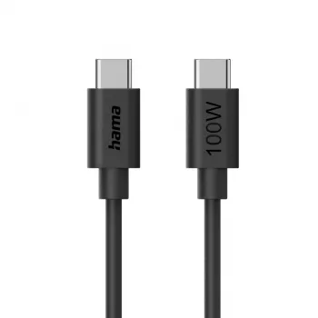 Hama 00086448 Καλώδιο USB USB 2.0 1,2 m USB-C Μαύρο