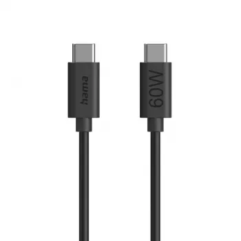 Καλώδιο USB Hama 00086446 1,2 m USB-C Μαύρο USB 2.0 0,48 Gbit/s