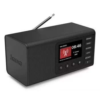 Προσωπικό ραδιόφωνο Hama DR1001 Ψηφιακό DAB DAB+ FM 5W Οθόνη TFT