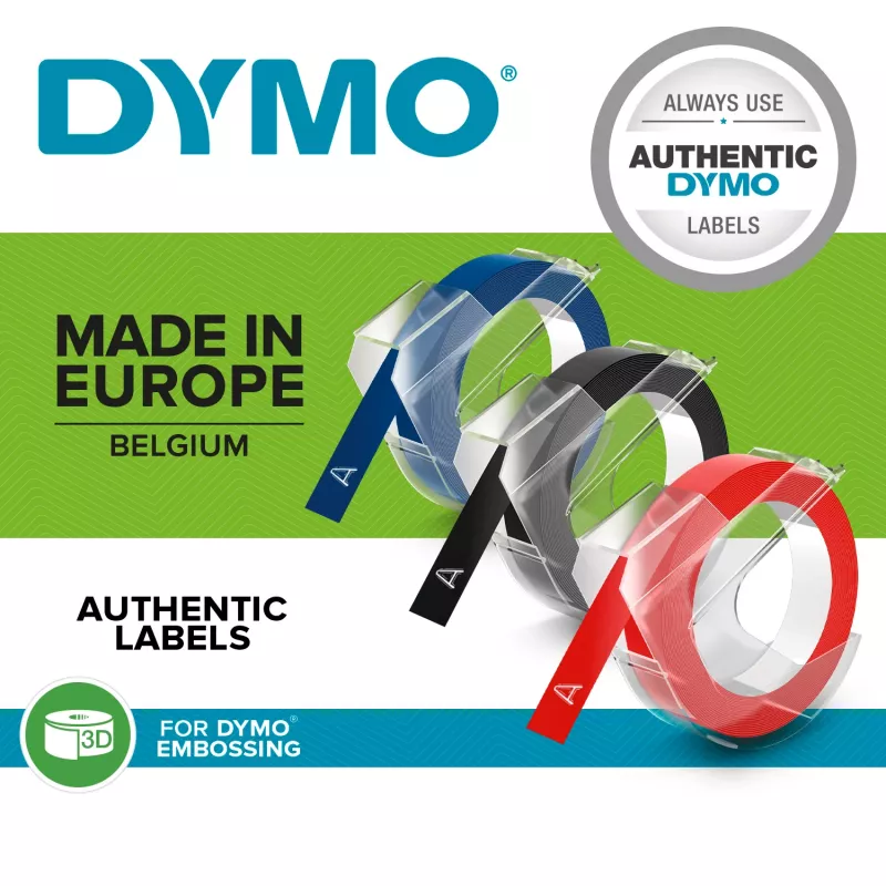 DYMO ® JUNIOR Πρέσα ανάγλυφης εκτύπωσης, Μπλε, Πράσινο