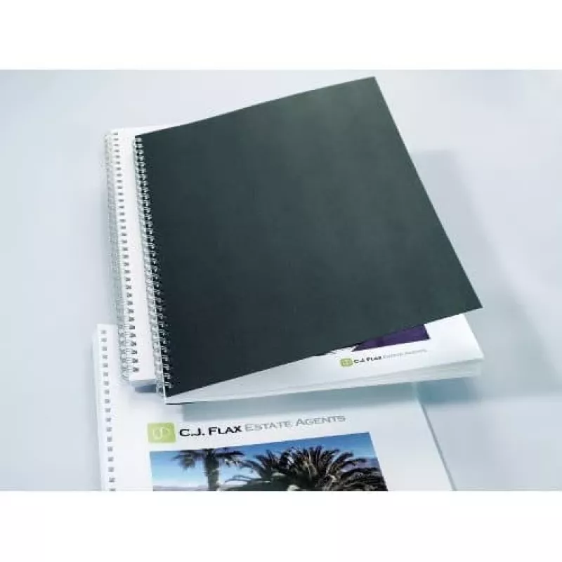 GBC LinenWeave CE050010 εξώφυλλα βιβλιοδεσίας, A4, 250 g/m², μαύρα, 100 τεμ.