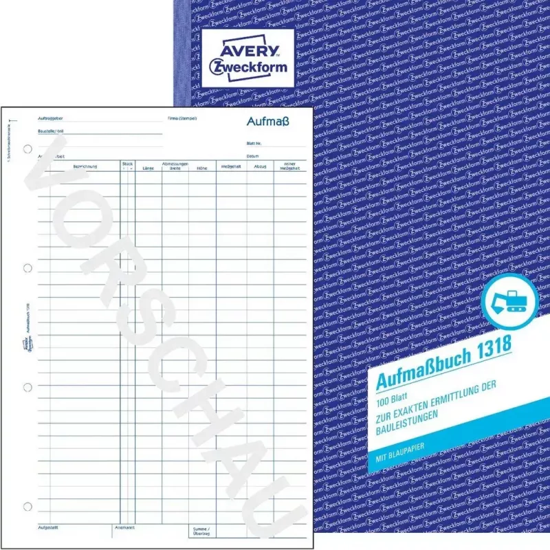 Έντυπο/βιβλίο λογιστικής AVERY 1318