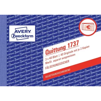 Βιβλίο εντύπων λογιστικής A6 Avery 1737