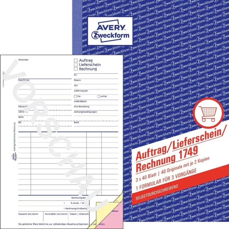 Βιβλίο εκκαθάρισης A5 Avery 1749