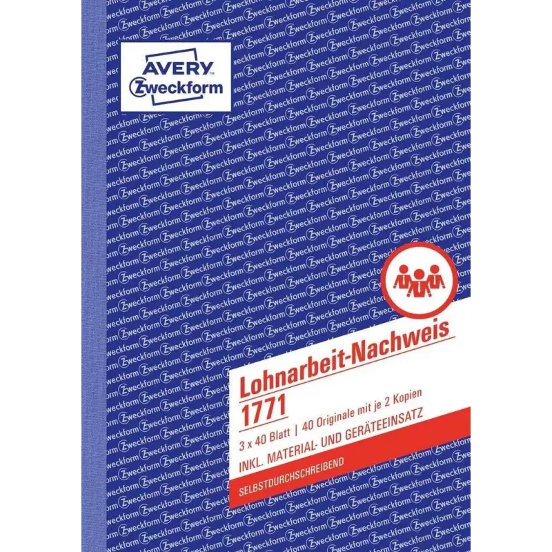 Επαγγελματική φόρμα Avery 1771