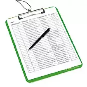 Πινακίδα με κλιπ Herlitz 11226610 Πλαστικό Πολυστυρόλιο Πράσινο
