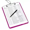 Πινακίδα με κλιπ Πλαστικό Herlitz 11226404 Κόκκινο