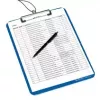 Πινακίδα με κλιπ Herlitz 11226396 Πλαστικό Πολυστυρόλιο Μπλε