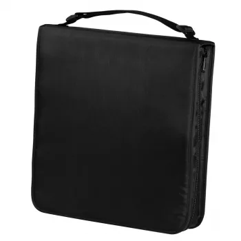 Hama θήκη CD Nylon 160, μαύρη 160 δίσκοι