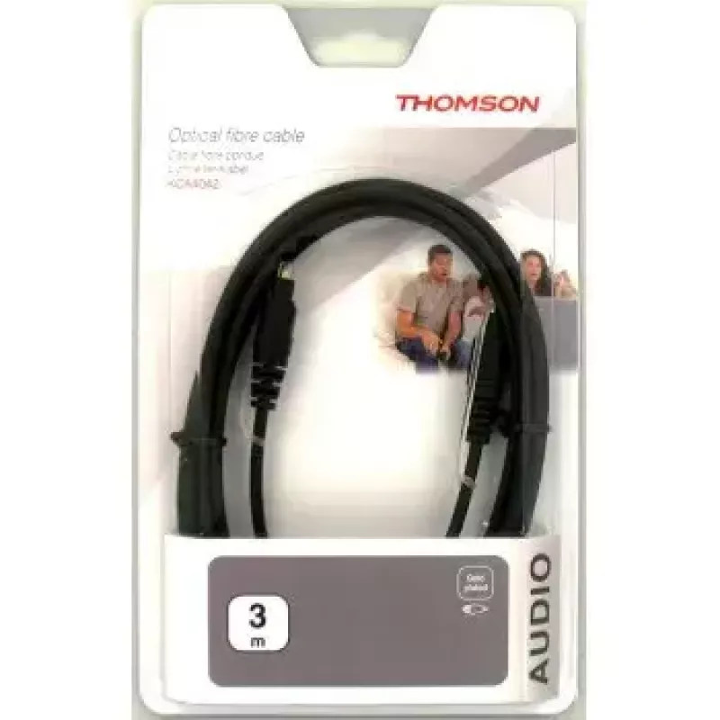 Καλώδιο ήχου Thomson 00132137 3 m TOSLINK Μαύρο