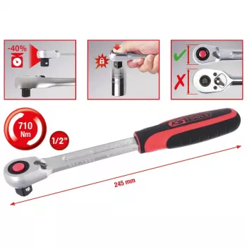 Καρυδάκι καστάνιας με αναστροφή KS Tools 920.1290