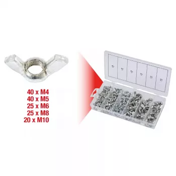 KS Tools 970.0470 Σετ περικοχλίων, 150 τεμ.