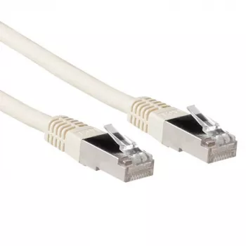 ACT Ivory 25 μέτρα LSZH SFTP CAT6A καλώδιο patch με βύσματα RJ45